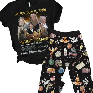 Albus Dumbledore Pajamas Set, Harry Potter Short Sleeve Pajamas Sets, Mother's Day Gift For All People, Gift For Everyone