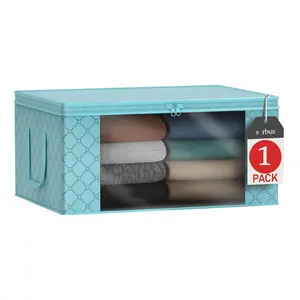 Sorbus Foldable Storage Organizer Bag with Window and Handles