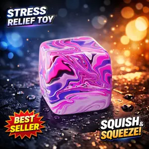 Textured Block Squishies for Adults, Relieving Sensory Needs, Easter, Ideal for Party Favors, Slow-Rising Stress Relief, Enhances Focus & Calmness, Stress Relief Gadgets