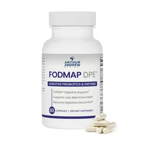 Arthur Andrew FODMAP DPE Digestive Probiotics & Enzymes for FODMAP Intolerance Vegan Non-GMO