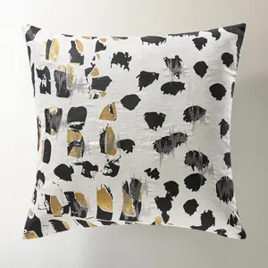 Z Gallerie Davina Spot-Embroidered Pillow, 22" Creative Decorative Cushion for Home Bedding & Soft Furnishings