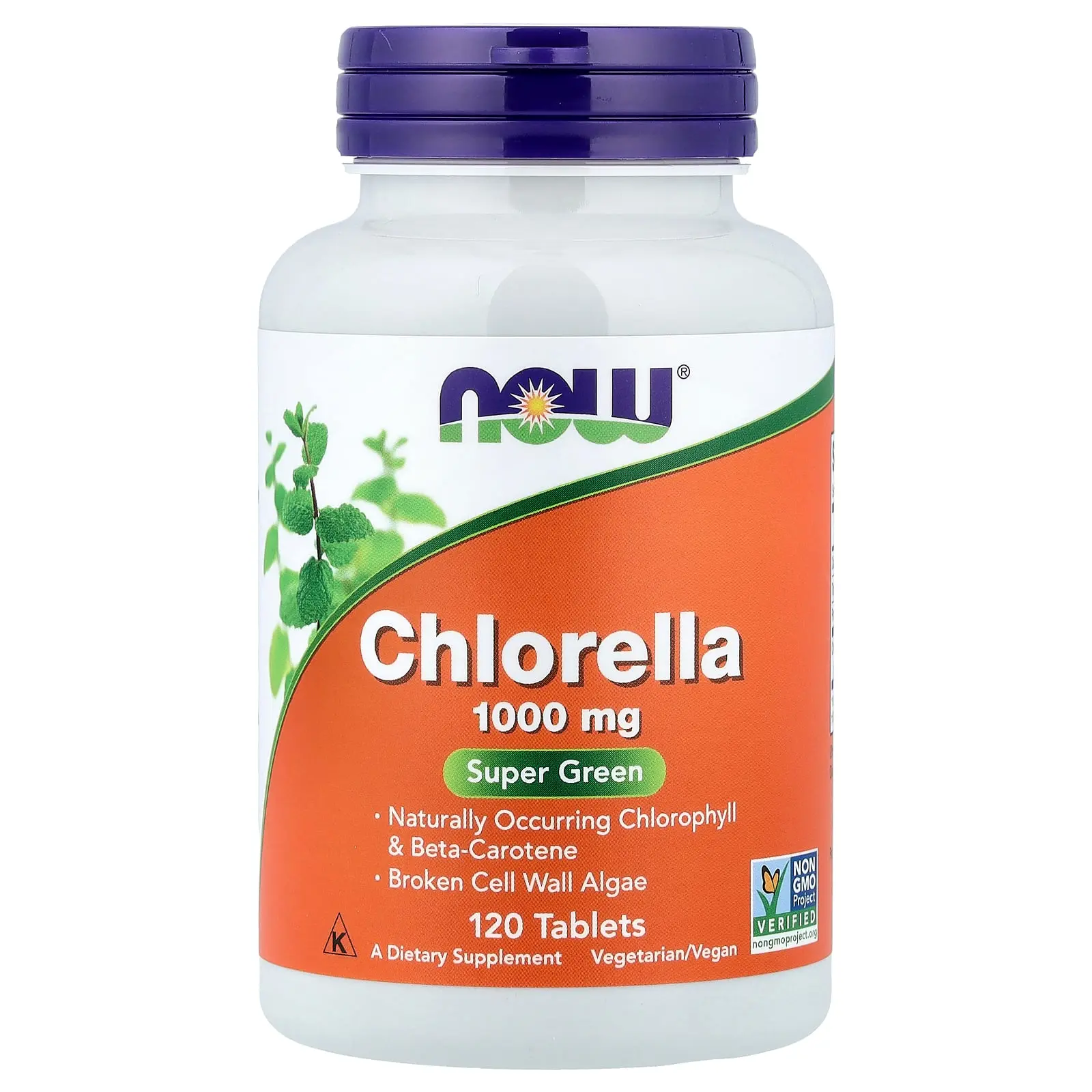 NOW Foods Chlorella, 120 Tablets (1 g per Tablet)
