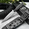 New TOOR Jungle Fixed-Blade Knife (with Sheath) – High-Hardness 8Cr13Mov Blade, G10 Handle – Portable Camping Survival Knife, Multi Use Knives for Outdoor Adventures, Rescue, Cutting, Fishing, and Hiking, Outdoor Survival Tools