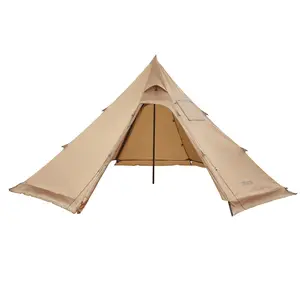 VEVOR Hot Tent for 4 Persons, Portable Winter Tipi Tent with Stove Jack, Waterproof Camping Tents,  Lightweight 4 Season Shelter Tents for Hiking Fishing Backpacking, M Size