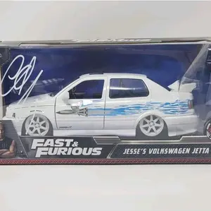 Jada Toys 1/24 Jesse’s Volkswagen Jetta Autographed by Chad Lindberg Fast & Furious Collectible Die-Cast Car with COA Sticker