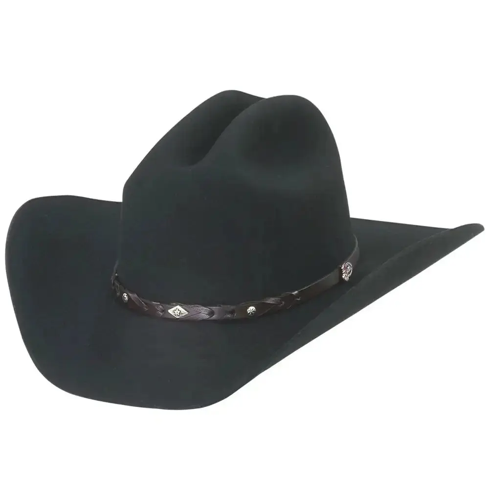 Justin Lonestar - (2X) Wool Felt Cowboy Hat Justin Lonestar - (2X) Wool Felt Cowboy Hat