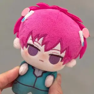 10 Cm Anime The Disastrou Life of Saiki K Saiki Kusuo Cosplay Doll Kawaii Plush Stuffed Doll Ornament Christmas Gift Accessories