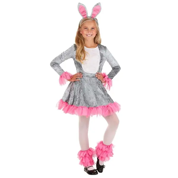 Girl's Playful Bunny Costume