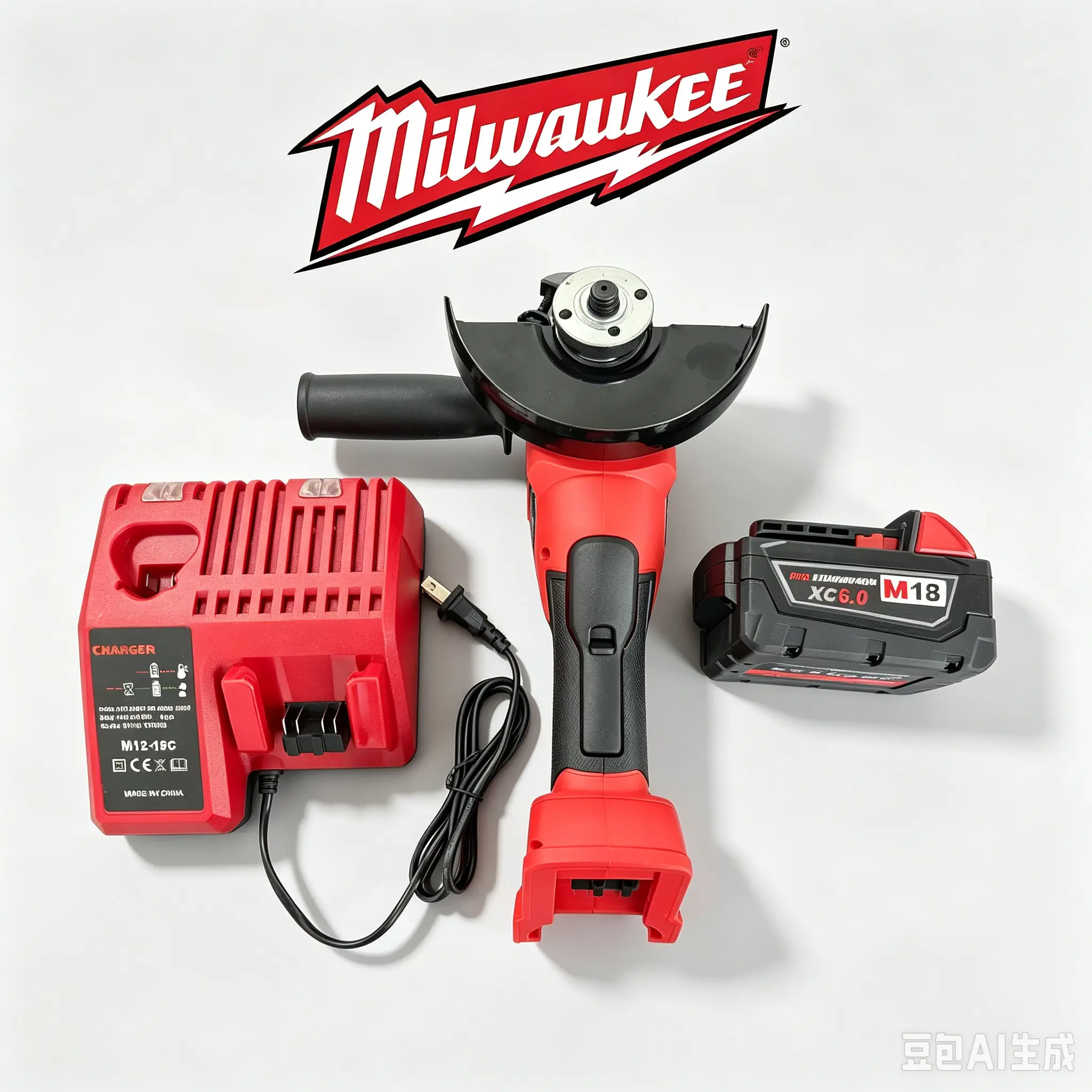 MILWAUKEE Brushless Cordless Angle Grinder - 4-1/2 in Bare Tool, Adjustable Guard, Reinforced, Side Grip, Paddle Switch, Power Tool Essentials, Compatible with Common Discs (No Charger)