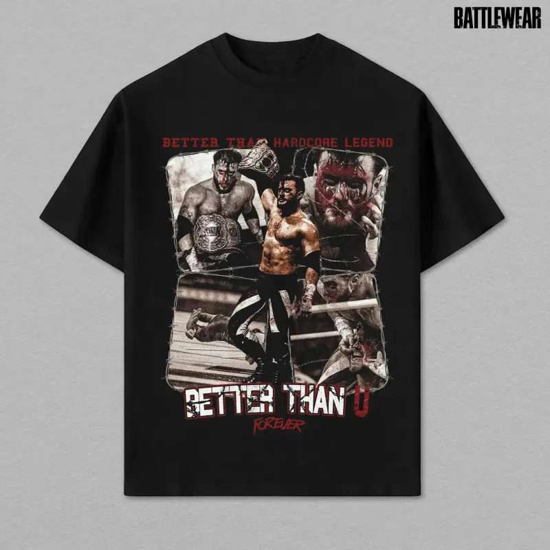 Graphic T-shirt MJF Men's Retro Cotton Graphic T-shirt - Villain AEW Wrestling Fan Merch, Unisex Round Neck Casual Fit Top, Premium Cotton, Color Stays Vivid, Childrens Day Gift, Fast to Your Door, Bold Mjf Graphic