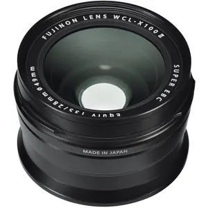 Fujifilm WCL-X100 II Wide Conversion Lens (Black & Silver)