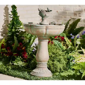 Bernini Ballare Dancing Waters Cordless Resin Outdoor Fountain