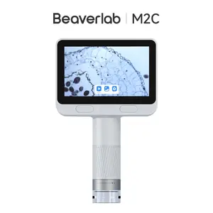 Beaverlab M2C Microscope 1600X 4'' IPS HD Screen CMOS 1080P 2MP HD Image Camera Portable Handheld USB Type-C Charging for Science Education with Supplier Warranty