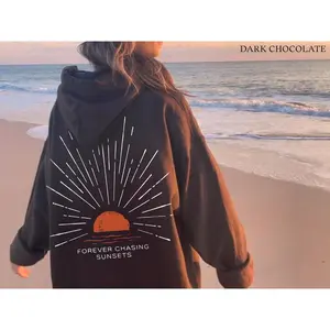 Sunset Hoodie Beach Beachy Coconut Girl Surf Hoodie Beach