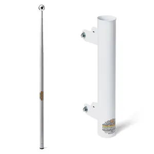 Telescoping Flagpole w/ Ladder Mount Kit