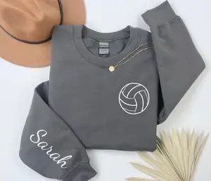 Custom Name Volleyball Sweatshirt, Personalized Volleyball Shirt, Volley ball Player Gift, High School Volleyball shirt