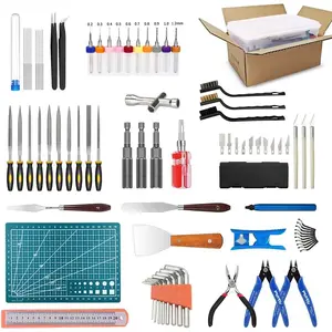 82 count  Printer Tool Kit with Case,  Printing Tools with Accessories of Deburring Tool, Nozzle Cleaning Kit,  Kit, Tube  for  Print Removing, Cleaning, Finishing, Carving