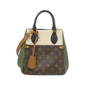 Pre-owned Louis Vuitton Canvas Tote Bags Monogram Fold Tote PM Tote Bag