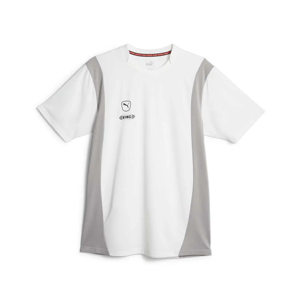 PUMA Mens King Pro Crew Neck Short Sleeve Jersey Casual - White
