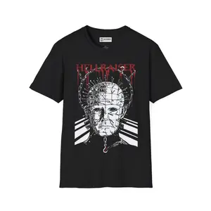 HELLRAISER T-SHIRT #349 - 448% Polyester, Machine Washable, Stylish Crewneck for Summer & Father's Day