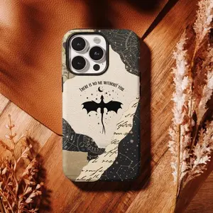 Fourth wing Phone Case Basgiath war college Vintage Collage Phone Case Bookish Phone Case for iPhone X, 11, 12, 13, 14, 15, 16, 17
