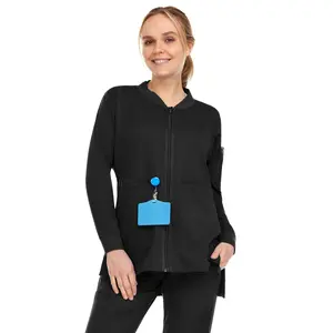 Mini Marilyn 4-Way Stretch 7 Pocket Bomber Scrub Jacket