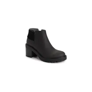 MUK LUKS Women's Lucy Lula Chelsea Boots, Black, 7