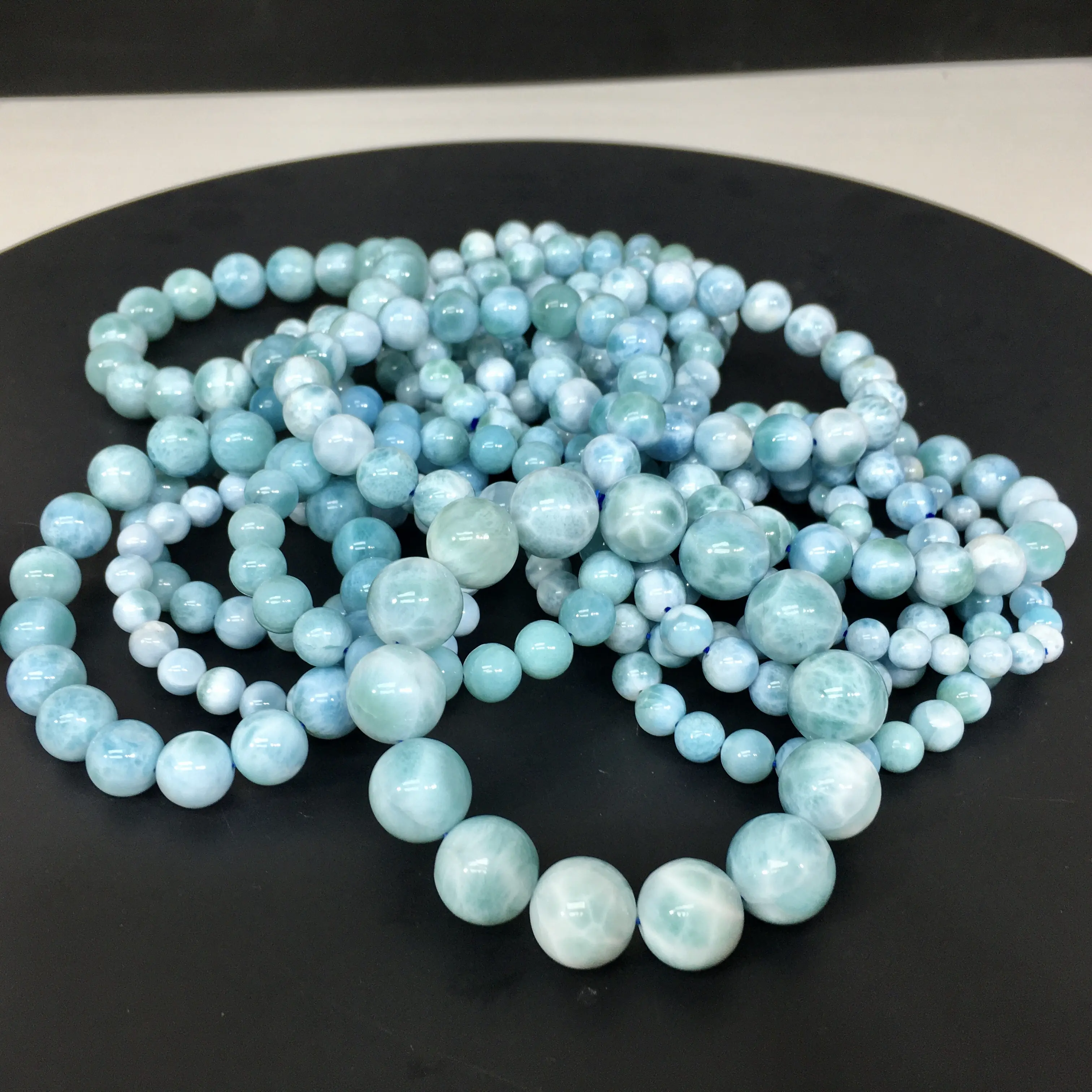 Larimar Bracelet, Trendy Jewelry, Fashionable New Natural Crystal Bracelet for Jewelry Accessories Enthusiasts, Fashionable Bracelet
