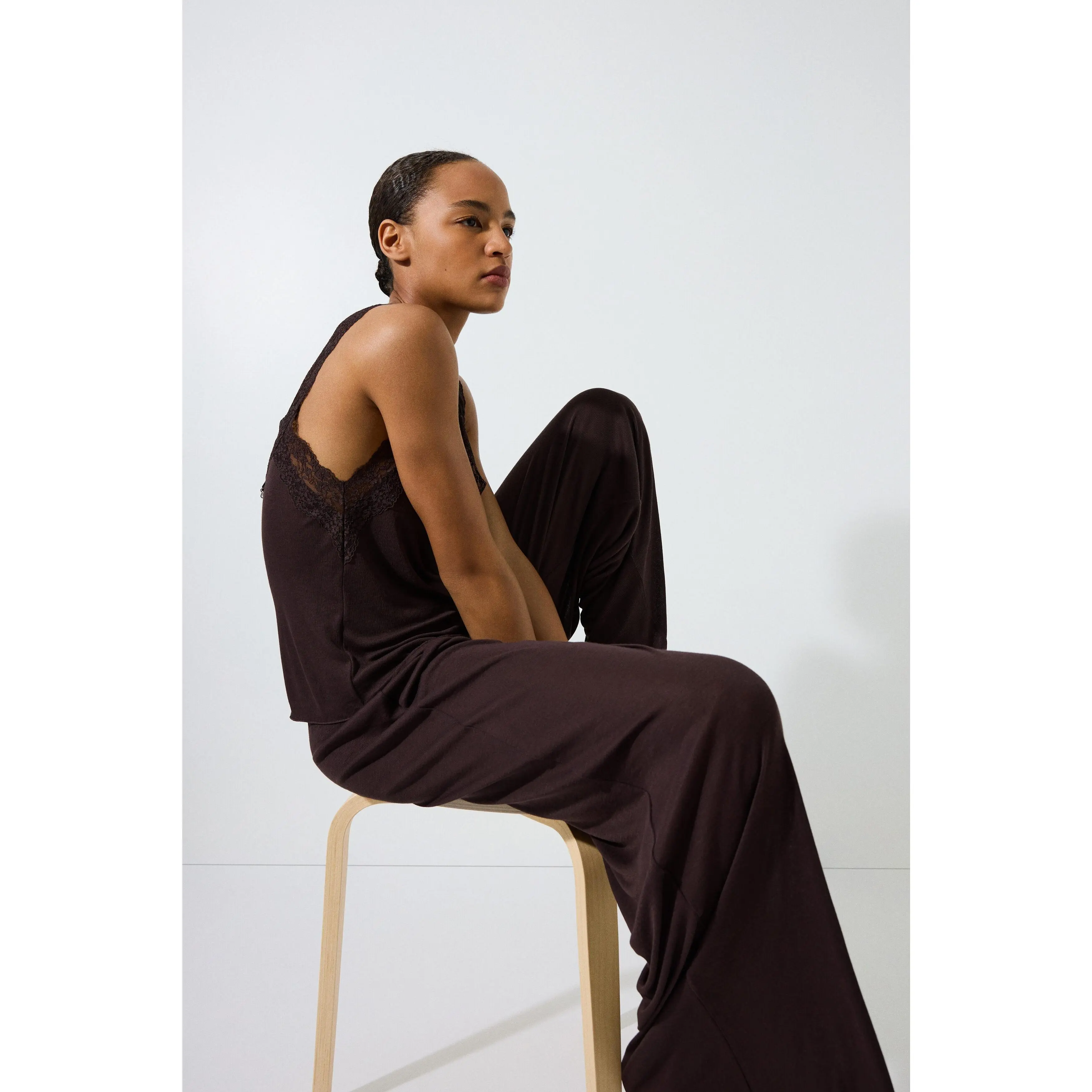H&M Lace-trimmed pyjamas
