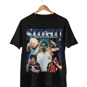 Shop Trendy Sidhu Moosewala Graphic Tshirts and Punjabi Tees Online Tshirt Shortsleeve Clothing