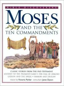 USED-Moses and the Ten Commandments by Victoria Parker (Paperback)