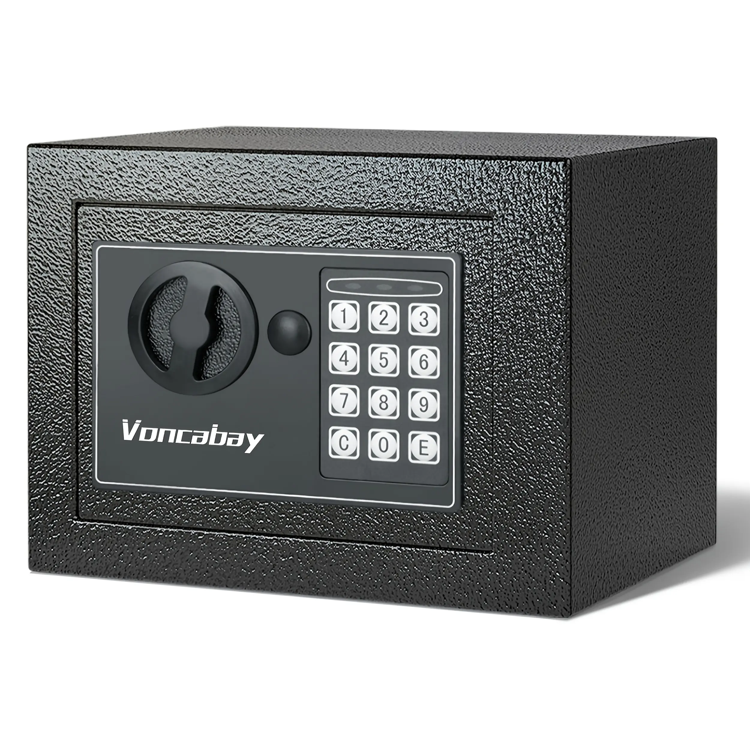 Heavy-Duty Fireproof Steel Safe With Cash Bag - Secure Home Safe Box With Keypad & Key Lock, Ideal For Storing Money, Documents, And Valuables (Black)Valentine'S Day