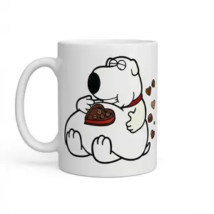 Funny "I Love Chocolate But I Can't Eat It" Mug - Humorous Dieting Quote Coffee Cup - Perfect Valentine's Day Gift for the Chocolate Lover