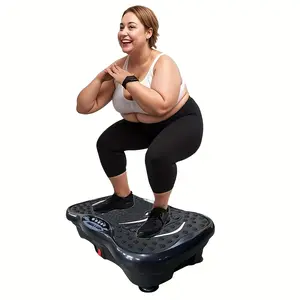 Vibration Plate Exercise Machine - Home Fitness Full-Body Workout Platform, Unisex Gym Equipment, Ideal Home Gift (Battery Not Included)