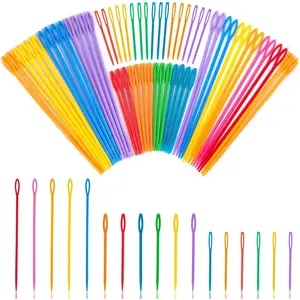 100 count Plastic  for , Large Eye Yarn  for DIY Stitchery Plastic Sewing  Tapestry