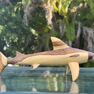 Hammerhead shark Decor Traditional Wood Room Ornaments Wooden