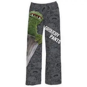 Grouchy Pants Oscar the Grouch Pajama Pants | Fun Sesame Street Loungewear for Men & Women