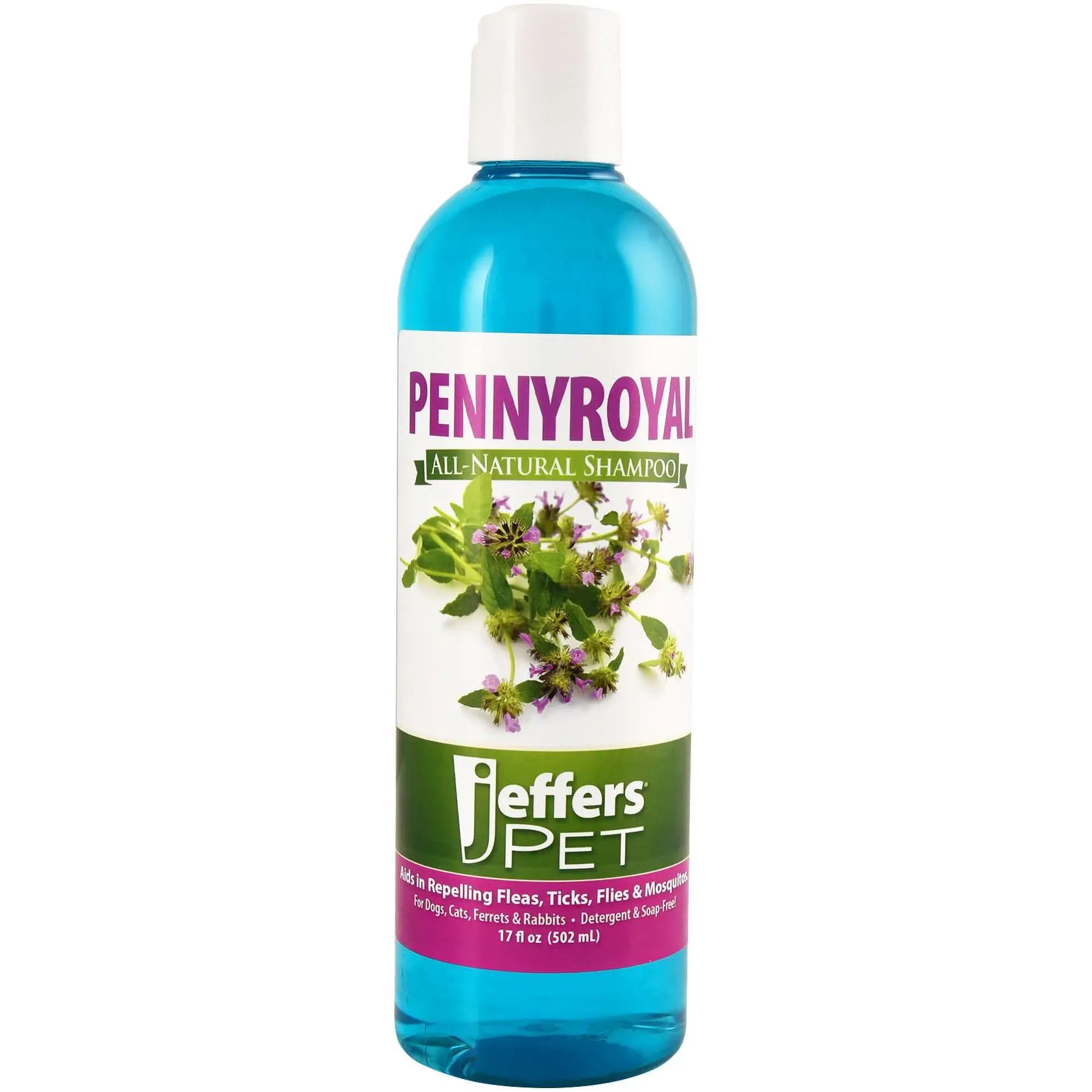 Jeffers Natural Flea & Tick Dog Shampoo - MADE IN THE US - Aids in Repelling Fleas, Ticks, Flies & Mosquitos