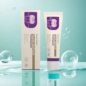 Kreain Nature Refreshing Toothpaste, Long-Lasting Fresh Breath, Gentle Daily Cleansing, Soothe Sensitive Teeth, Maintain Oral Health