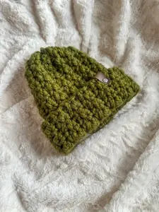 Chunky Wool Crochet Hat 6-12 months