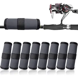 8 Pack Fishing Lure Covers，Lure Wraps for Fishing Rod，Fishing Hook Bait Covers
