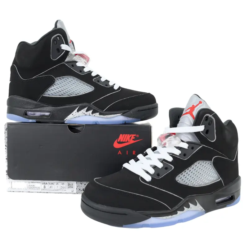 Classic high‑top sneakers crafted from high‑grade black suede, iconic black‑silver‑grey vintage colorway, translucent icy rubber outsole, game‑changer for hang‑outs and weekend casual activities.