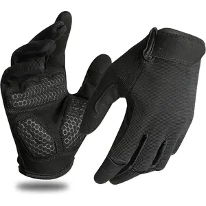 Full Fingers Workout Gloves for Women and Men - Weight Lifting, Exercise Fitness, Touch Screen, Extra Grip, Padded, Anti-Slip for Fitness and Cycling