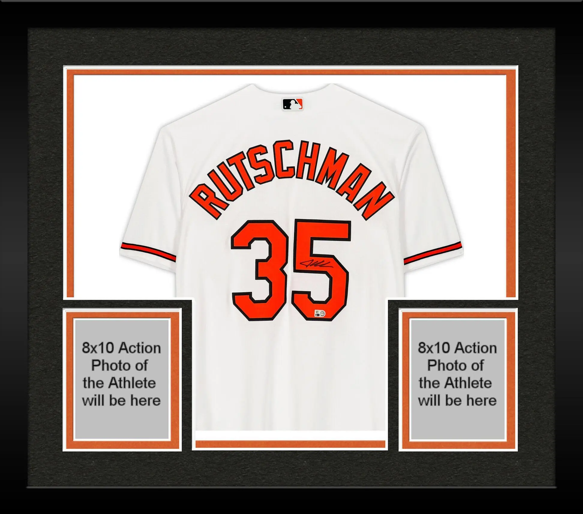Framed Adley Rutschman Baltimore Orioles Autographed White Nike Replica Jersey - Fanatics Authentic Certified - MLB Memorabilia