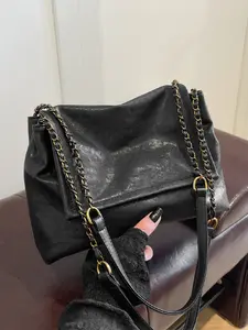 Women's Plain Vintage Flap Shoulder Bag, Fashion Casual Crossbody Bag, Hobo Crossbody Bags, Suitable for Various Occasions, Stylish and Versatile, Fashionable Crossbody Bag