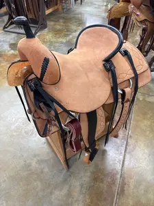 R Bar B Ranch Cutter Saddle, 16" Seat