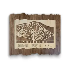 Sunlight Mountain Ski Trail Map