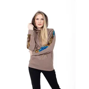 Coffee Brown Color Handmade Hoodie for Women -By Smooth Visage