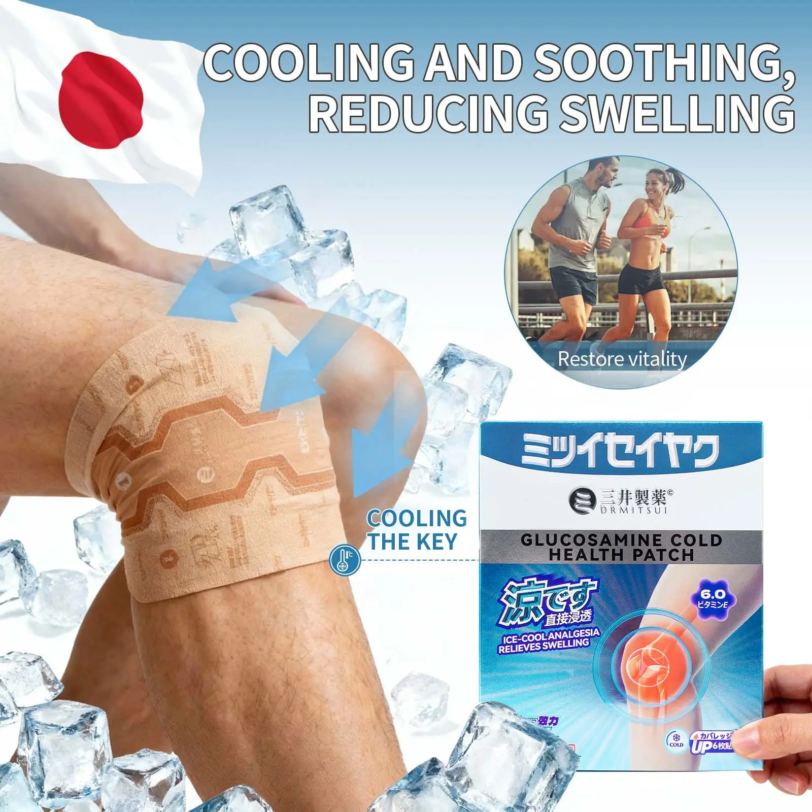 Glucosamine Cold Patch: Relieve Pain, Reduce Swelling, Promote Cartilage Repair