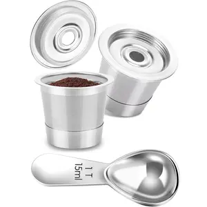 2 Pack Reusable K Cups Coffee Pods for Keurig 1.0: Stainless Steel Reusable Coffee Pods for Keurig Coffee Pods Reusable, BPA-Free, SUS 304‌, Scoop, Heat Resistant Handles